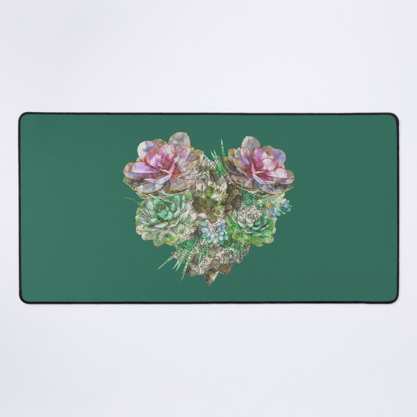 Item preview, Succulent plant heart with aloe, watercolor effect, a good gift for plant lovers designed and sold by Collagedream.