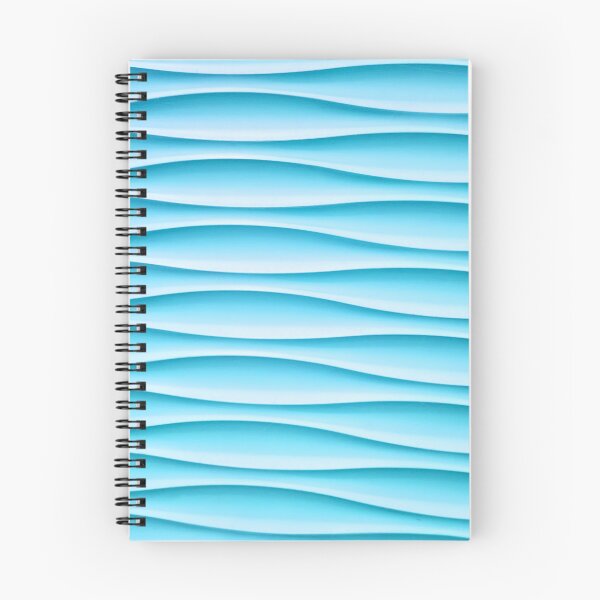 Item preview, light blue wave designed and sold by AI ART Studio.