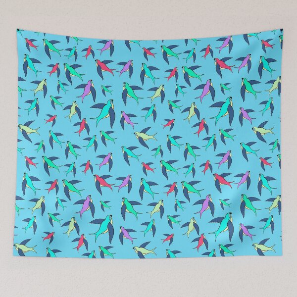Item preview, Swallow birds flying pattern designed and sold by IronicEmpire.