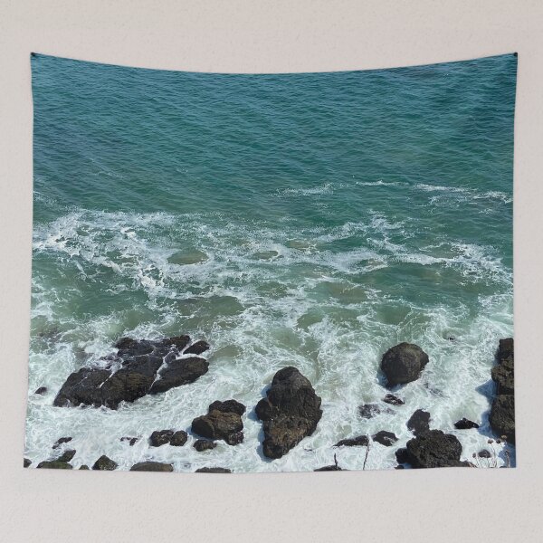 Item preview, Rocky Beach & Ocean Waves California Pacific Sea Photography designed and sold by LoreliDesigns.