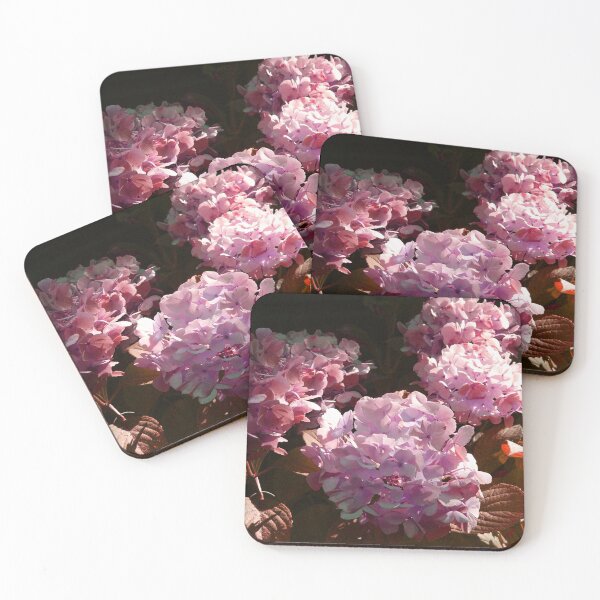 Item preview, HYDRANGEA IN GLORIOUS PURPLE PINK WITH A SPOT OF SUNSHINE 2022 small designed and sold by ArtsyanaFlorida.