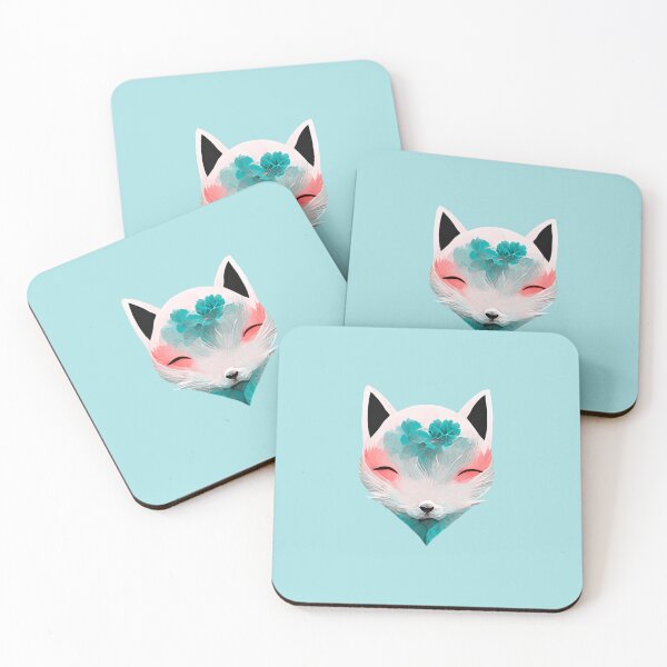 Item preview, Cute Fox with Flowers designed and sold by COYN.