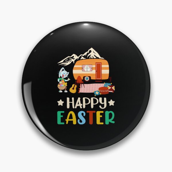 Item preview, Happy Easter Egg Hunting Camper Camping Trailer designed and sold by haselshirt.
