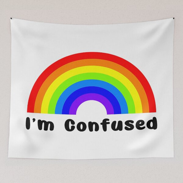 Item preview, Confused Pride designed and sold by BetterDaze.