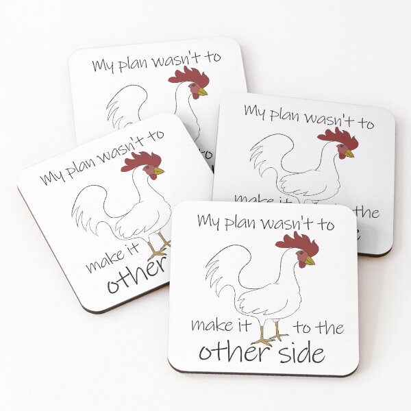 Item preview, Tired of Life Rooster Red and White designed and sold by CrazyCatCraft.