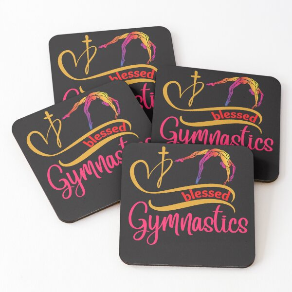 Item preview, Blessed Gymnastic and the Cross with this swirl heart and cross with gymnast design 5 designed and sold by tranquilbeach.