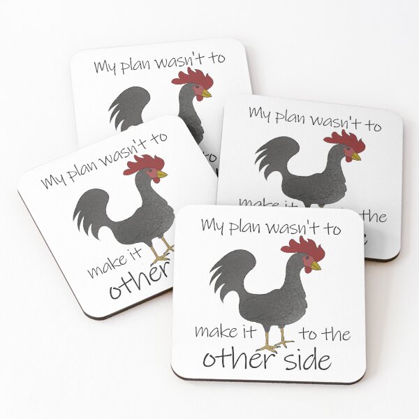 Item preview, Tired of Life Rooster Red and Black designed and sold by CrazyCatCraft.