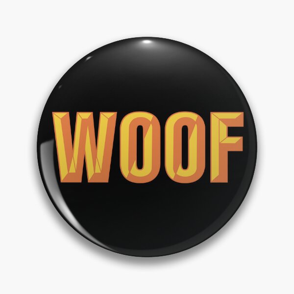Item preview, Woof - Beveled Text Design designed and sold by Gerhanj.
