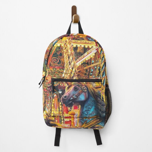 Item preview, Fairground Ride Carousel Horses designed and sold by SemaMartinArt.