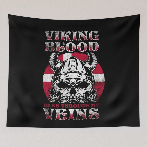 Item preview, Danish Viking blood flows through my veins designed and sold by Mila1946.