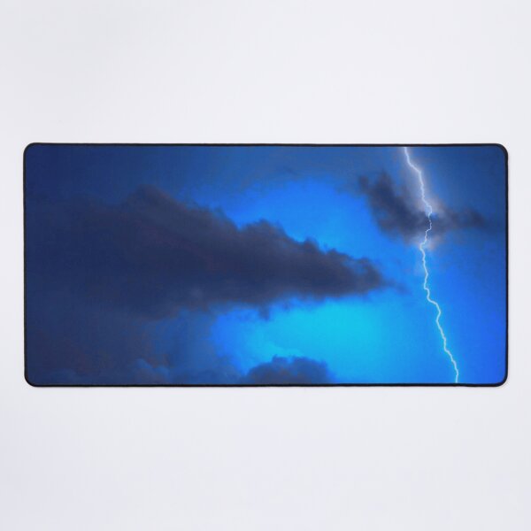 Item preview, Midnight Blue Clouds and Lightning designed and sold by BlissHeaven.