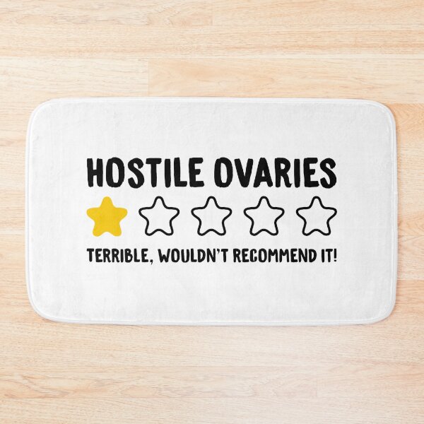 Item preview, Hostile Ovaries Terrible Wouldn't Recommend It! - Ovarian Cancer designed and sold by T-shirt For You.