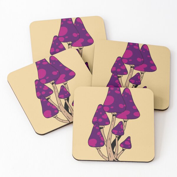 Item preview, purple mushrooms designed and sold by RulitosThomas.