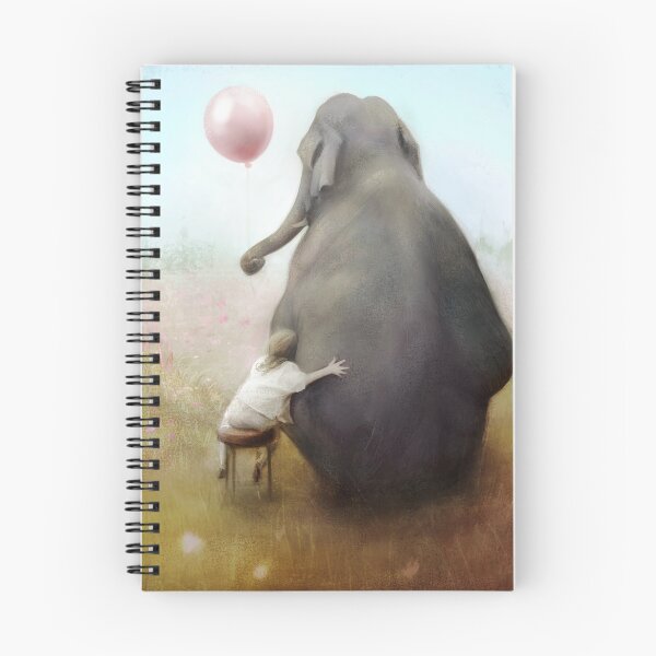 Item preview, The girl and the elephant designed and sold by Rachpunzel-Art.