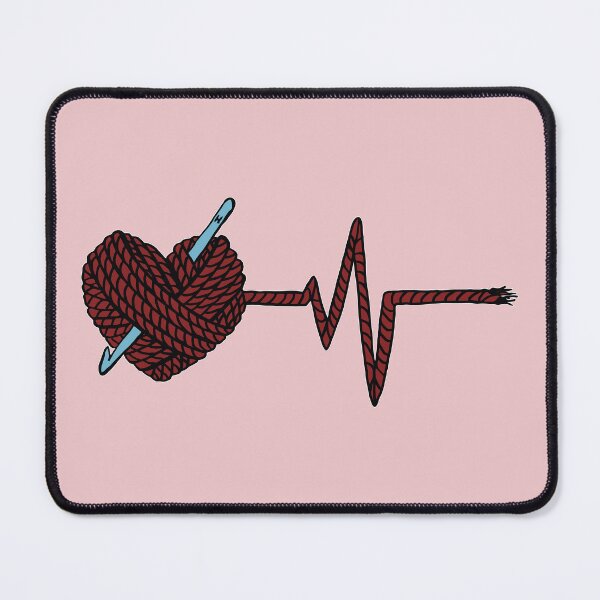 Item preview, Crochet Heart Yarn Heartbeat Yarn Pulse designed and sold by BrandNameNerd.