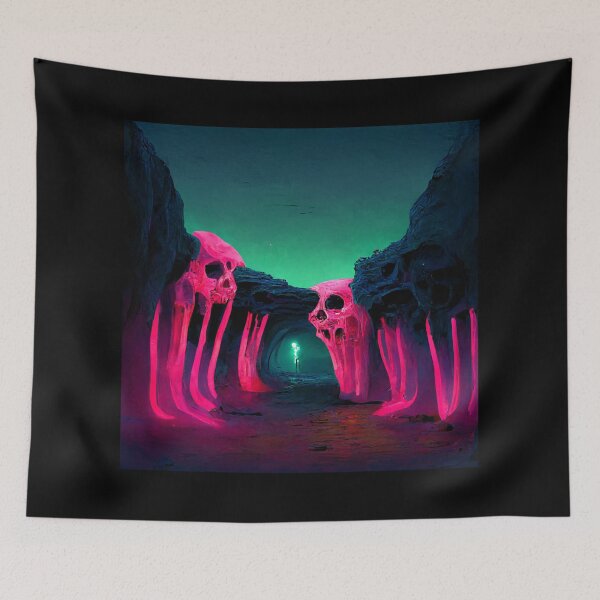 Item preview, Neon Skeleton Cave designed and sold by MdMathias.