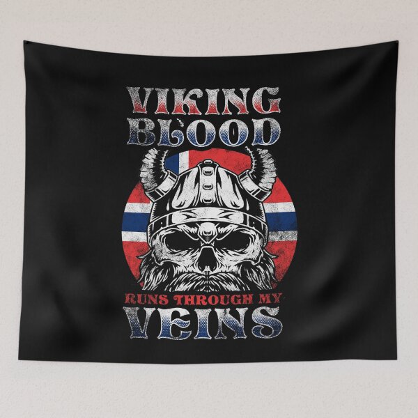 Item preview, Norwegian Viking blood flows through my veins designed and sold by Mila1946.