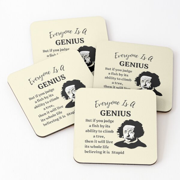 Artikelvorschau, Jeder ist ein Genie Der beste Lehrer Albert Einstein Design entworfen und verkauft von BestTeacher.