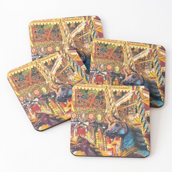 Item preview, Fairground Ride Carousel Horses designed and sold by SemaMartinArt.