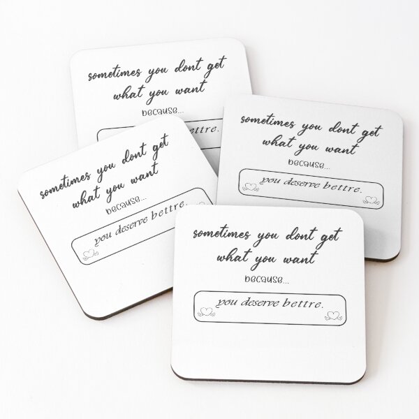 Item preview, Copy of You deserve bettre. designed and sold by design-and-tees.
