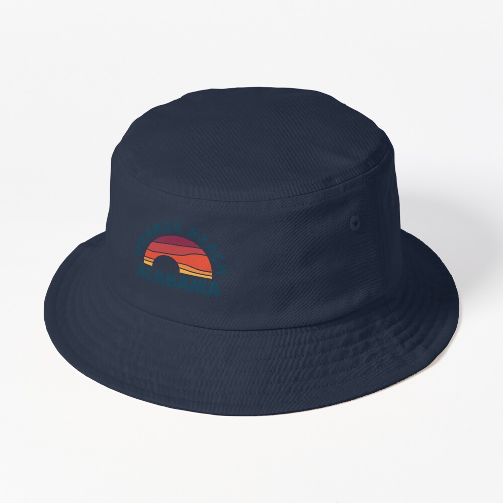 Orange Beach Bucket Hat for Sale by lydiavine