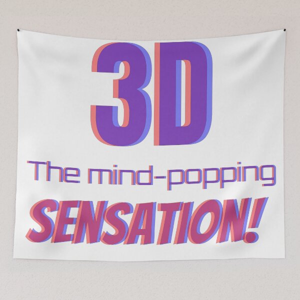 Item preview, 3D: THE MIND POPPING SENSATION IN ACTUAL 3D designed and sold by HydeZero.