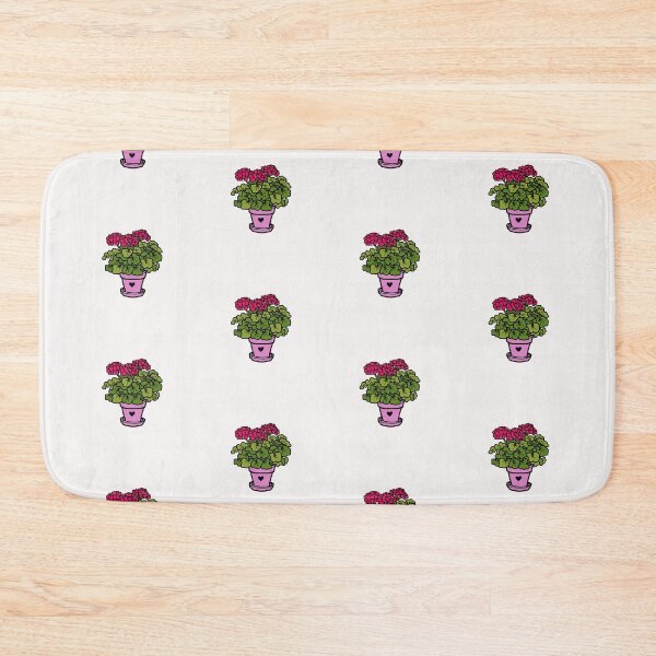 Item preview, pink geranium potted flower plant designed and sold by Floralsharry.