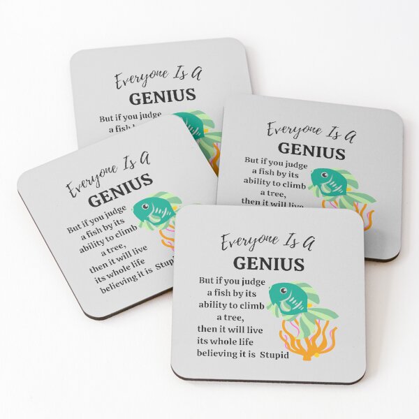 Artikelvorschau, Jeder ist ein Genie Das beste Lehrer-Grün-Fisch-Design entworfen und verkauft von BestTeacher.