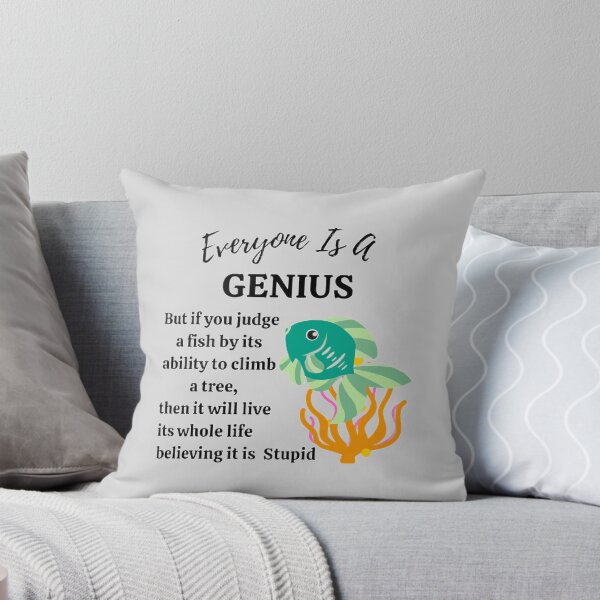 Artikelvorschau, Jeder ist ein Genie Das beste Lehrer-Grün-Fisch-Design entworfen und verkauft von BestTeacher.