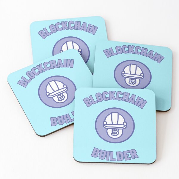 Item preview, Blockchain Builder LOGO BLUE Crypto bull run Bitcoin btc eth blockchain money cash assets designed and sold by to-esu.