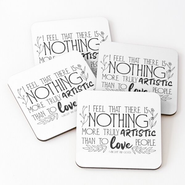 Item preview, Artistic to Love People - Van Gogh Quote - Radiate Positivity designed and sold by abramichellemorris.