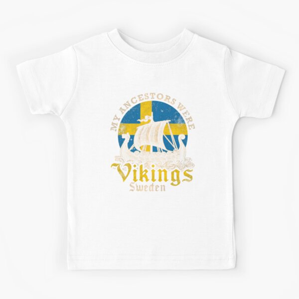 Swedish Viking T-shirt My Ancestors Were Viking Sweden Tee 