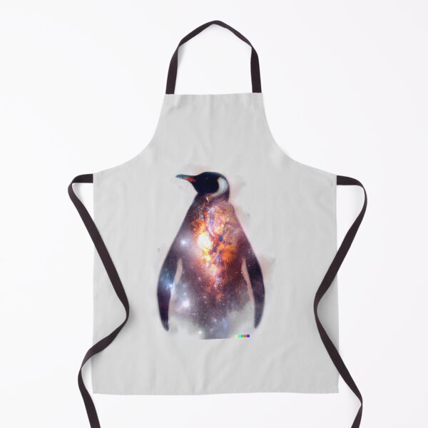 Galaxy Penguin Apron