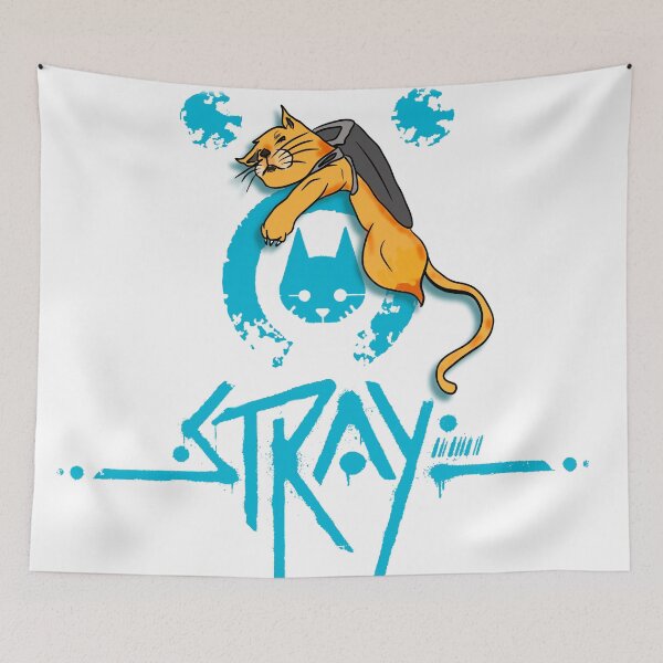Item preview, Stray Game Outside Logo designed and sold by Alshoalla.