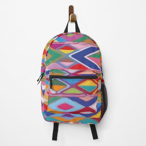 Item preview, Multicolor bold aztec pattern authentic mexican folk art ethnic print designed and sold by T-Mex.