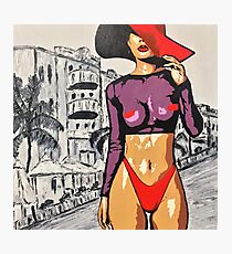 Vice Woman in Red Photographic Print