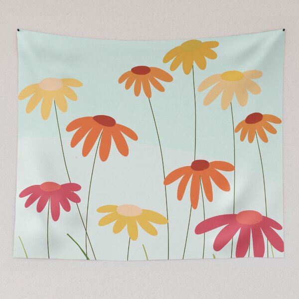 Item preview, Vibrant colour flower design  designed and sold by Sanaura.