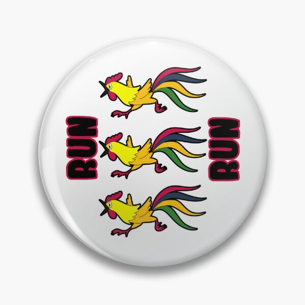 Item preview, running chicken meme designed and sold by Neylou-Art.