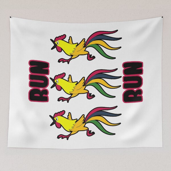 Item preview, running chicken meme designed and sold by Neylou-Art.
