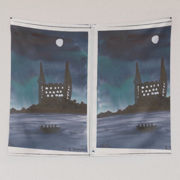Item preview, chateau noir designed and sold by ArtistRebeccaLS.