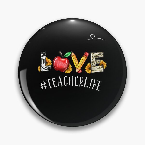 Item preview, Love Teacher Life Red Apple Pencil School Teacher designed and sold by worldmodi.
