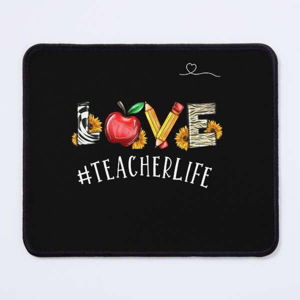Item preview, Love Teacher Life Red Apple Pencil School Teacher designed and sold by worldmodi.