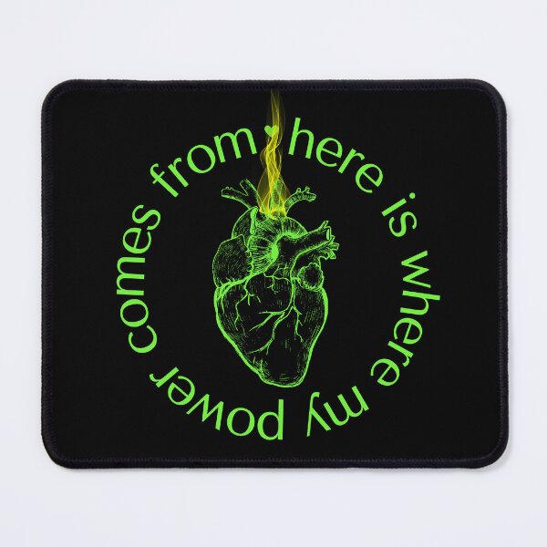 Item preview, Fluorescent Green Anatomical Heart Power T-shirt designed and sold by MagicWolfStar.