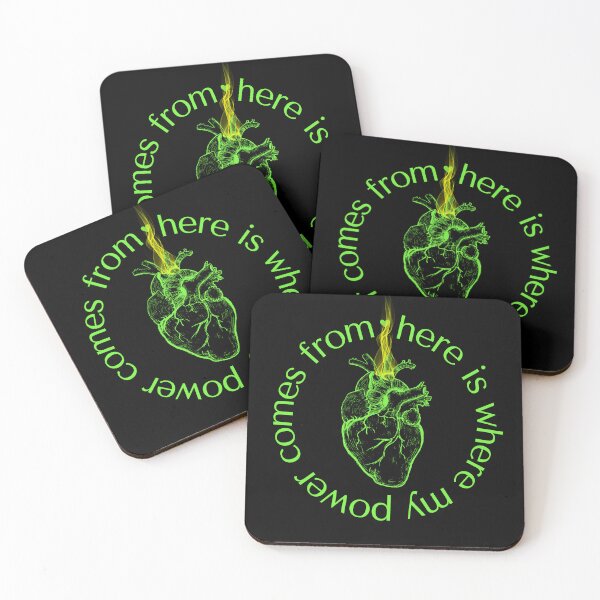 Item preview, Fluorescent Green Anatomical Heart Power T-shirt designed and sold by MagicWolfStar.