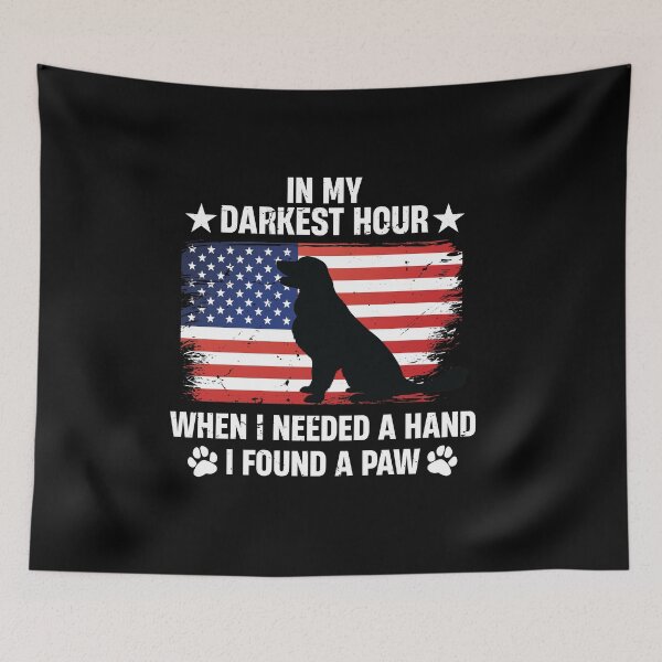 Item preview, Funny in my darkest hour when i needed a hand i found a paw designed and sold by TheMattDesigns.