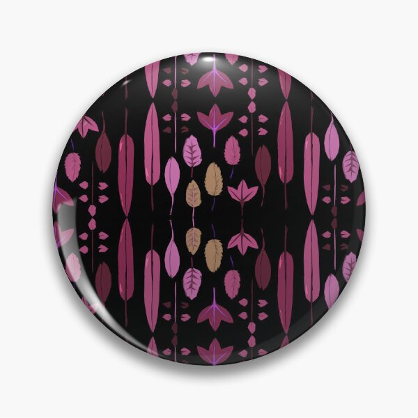 Item preview, Fallen Leaves (magenta on black) designed and sold by BeJolley.