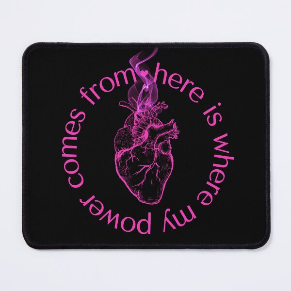 Item preview, Fluorescent Pink Anatomical Heart Power Sticker designed and sold by MagicWolfStar.