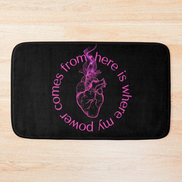 Item preview, Fluorescent Pink Anatomical Heart Power Sticker designed and sold by MagicWolfStar.