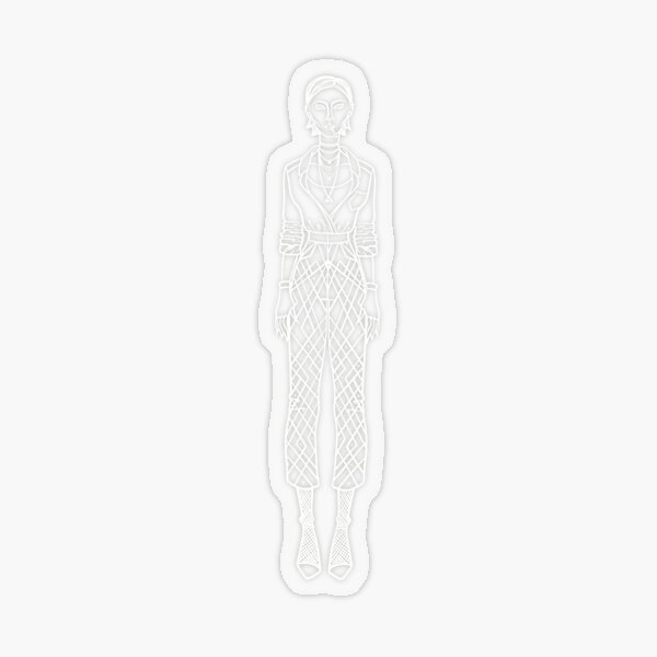 Melissa - Rock and Roll #06 - Noir Sticker transparent