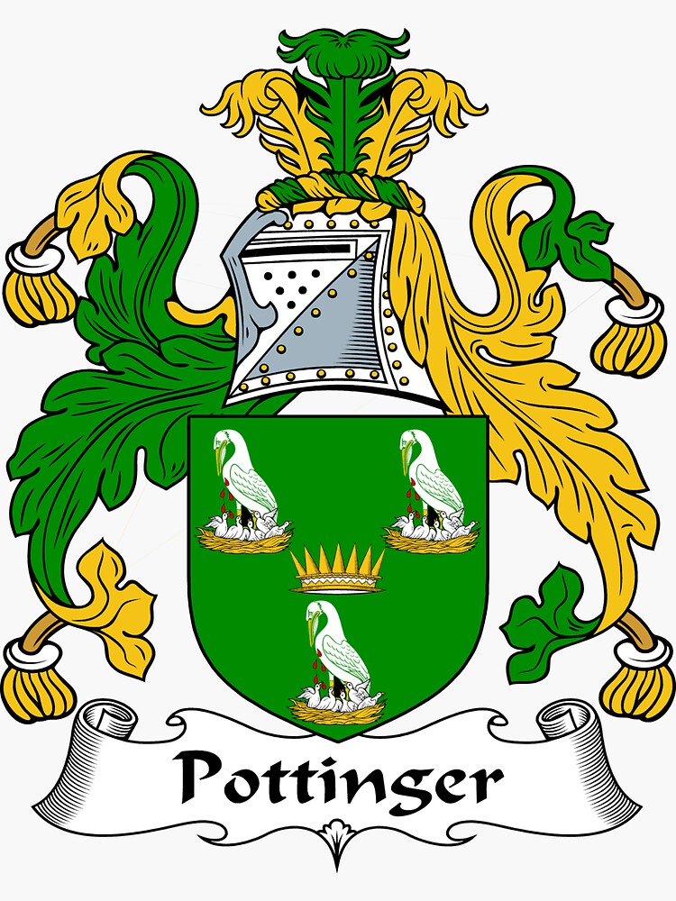 "Pottinger" Sticker by HaroldHeraldry Redbubble
